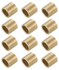 Self Lubricating Cast Brass Sleeve Bearings 6mm Bore x 8mm OD x 8mm Length Gold Tone Pack of 12 for Smooth Sliding Movements