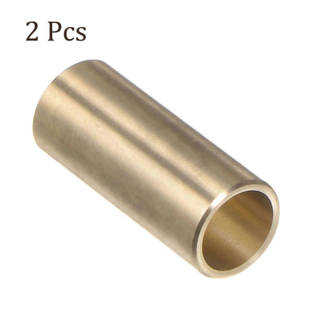 Two Cast Brass Oilless Sleeve Bearings Set For Bore One Quarter Inch Outer Diameter Five Sixteenths Inch Length Three Quarters Inch