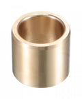 Cast Brass Self Lubricating Sleeve Bearing Bushing with 25mm bore and 33mm outer diameter, ideal for high temperature environments.