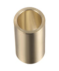 Top view of Sleeve Bearing Three Quarters Inch Bore One Inch Outer Diameter Two Inch Length Cast Brass Self Lubricating Bushing
