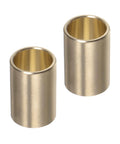 Two Pack Cast Brass Oilless Sleeve Bearings 5/8 Inch By 3/4 Inch Outer Dia By 1-1/8 Inch Length Wrapped Bushings