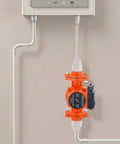 Installed Cast Iron Circulator Pump For Home Water Heating 17 GPM 120V AC 1 Inch Flange 3 Speed Settings Quiet Operation.