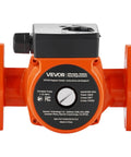 Front view of Cast Iron Circulator Pump For Home Water Heating 17 GPM 120V AC 1 Inch Flange 3 Speed Settings by VEVOR