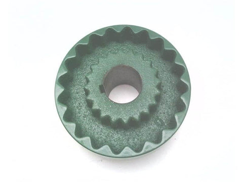 Heavy Duty Cast Iron Mechanical Flange Coupling 6J-1 Series With Keyway 0.25 By 0.125 Inches Bore 1.125 Inches Overall Length 1.3125