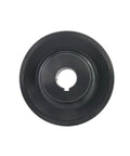 Front view of Double Groove Pulley For V Belts A 3L And 4L AK Fixed Bore 4.75 Inch Outer Diameter 1 Inch Bore Cast Iron Sheave