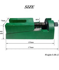 Heavy Duty Cast Iron Machine Leveling Feet Pads Set With 4 Adjustable Machinery Pads, Each Supports Up To 2 Tons, size diagram.