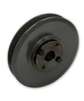 Cast Iron Electric Motor Pulley Sheave 7.25 Inch One Groove For B BX And 5L Belts, ideal for industrial machinery high torque applications.