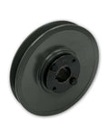 Cast Iron Electric Motor Pulley Sheave 7.25 Inch One Groove For B BX And 5L Belts, ideal for high torque applications, side view