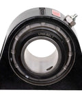 Front view of Solid-Housed Pillow Block Spherical Roller Bearing With 2-15-16 Inch Bore Rexnord Link-Belt PEB22447H Cast Iron Housing