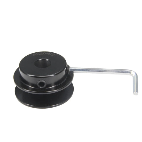 Single Groove Web Sheave Cast Iron Belt Pulley For V-Belt Drives 2.0 Inch Outer Diameter With 1/2 Inch Bore AK20