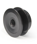 Single Groove Web Sheave Cast Iron Belt Pulley for V-Belt Drives 2.0 Inch Outer Diameter with 1/2 Inch Bore side view