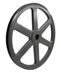 Heavy Duty Cast Iron V Belt Pulley With 12.25 Inch Outer Diameter And 1 Inch Bore One Groove Motor Pulley For A 3L And 4L V Belts