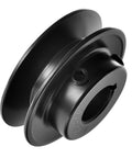 Beefy Cast Iron V Belt Pulley MINERGUY AK2534, single groove, black cast iron, 2.5 inch OD, 3/4 inch bore