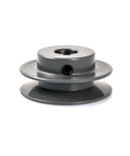 2.5 Inch Outer Diameter Single Groove Web Sheave With Five Eighths Inch Fixed Bore For V Belt Pulleys 4L A AX Cast Iron Durable Anti Corrosion