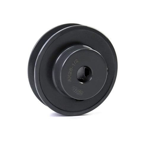 Durable Cast Iron Single Groove V Belt Pulley With 2.85 Inch Outside Diameter And Half Inch Bore For Standard V Belts 3L 4L A AX Anti Corrosion
