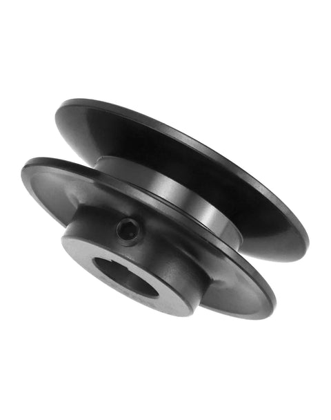 Heavy Duty Cast Iron V Belt Pulley With Three Quarters Inch Bore, 2.95 Inch Outer Diameter, 1 Groove, Compatible With QWORK BK2834