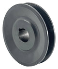 7/8 Inch Bore V Belt Pulley With 3.95 Inch Outside Diameter One Groove Cast Iron Sheave For A AX 3L 4L V Belts AK4178 Pulley side view