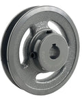 4.25 Inch V Belt Pulley For 5/8 Inch Bore Shaft One Groove Cast Iron V-Belt Sheave For A AX 3L 4L Belts, AK4458 Pulley By Saelno