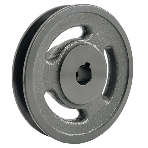 4.25 Inch V Belt Pulley For 5/8 Inch Bore Shaft One Groove Cast Iron V-Belt Sheave For A AX 3L 4L Belts, AK4458 Pulley By Saelno