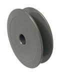 Beefy Cast Iron V Belt Pulley for A, AX and 3L 4L Belts, 5.75 Inch OD, 1 Inch Bore, Single Groove, Gray Finish, Durable by SUONE