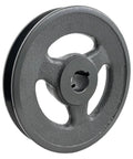 Heavy Duty Cast Iron V Belt Pulley With Seven Eighth Inch Bore And Five Point Seven Five Inch Outer Diameter One Groove