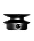 Front view of a Heavy Duty Cast Iron V Belt Pulley For A, 4L And AX Belts with 1/2 inch bore, 1.9 inch outer diameter, single groove.