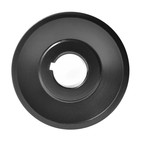 Heavy Duty Cast Iron V Belt Pulley For A, 3L And 4L Belts, 3 Inch Outside Diameter, 7/8 Inch Bore, Single Groove Web Pulley AK30-7/8 front view