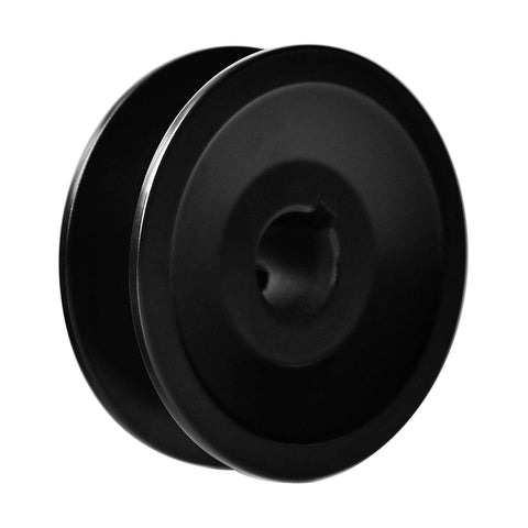 BK25 5/8 Inch Single Groove V Belt Pulley Cast Iron 2.6 Inch Outside Diameter with 5/8 Inch Bore, epoxy coated, front view