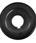 Beefy Cast Iron V Belt Pulley MINERGUY AK2534 for 3L 4L A AX Belts, 2.5 inch OD, 3/4 inch bore, single groove, fixed bore, front view