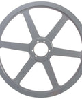 Classic V Belt Sheave For B Belt Section One Groove Cast Iron Thirteen Point Nine Five Inch Outer Diameter SDS Bushing Required