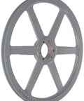 Classic V Belt Sheave For B Belt Section One Groove Cast Iron Thirteen Point Nine Five Inch Outer Diameter SDS Bushing Required