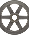 Bored-To-Size V Belt Sheave For Classical A Belt Drive System With Two Grooves And One Inch Bore Cast Iron Construction