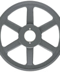 AK104 FHP QT Bushed V Belt Sheave For A Belt Section One Groove Cast Iron 10.25 Inch OD 2440 Max RPM Durable Heavy Duty