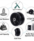 V Groove Cast Iron Wheel 4 By 1.5 Inches With 600 Pound Load Capacity Built For Slide Gates And Rolling Doors On V Track Durable