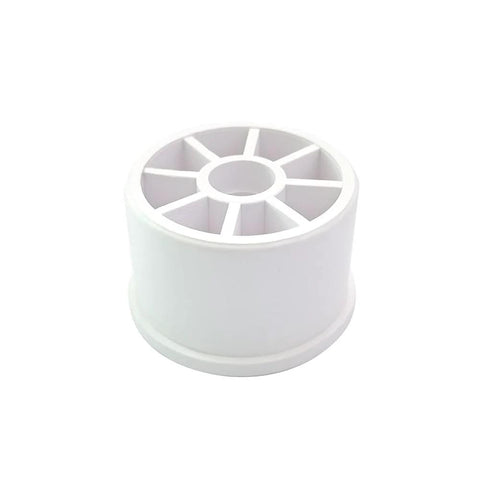 1-1/4 Inch Caster Fitting Insert For Furniture Grade Caster Connections Pack Of 4 High Gloss PVC Material Inside Diameter 1.660 Inches
