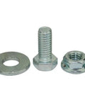 Toolbox, Job Box & Gangbox 5" Polyolefin Caster Kit with Hardware - 2,000 Lbs. Capacity showing bolt, nut, and washer