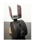 ✝️ 100-Pack Caster Wheel 2 Inch - Brake Special Design U-Bracket Caster with black wheel on black surface