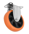 Five Inch Caster Wheels Set Of Four With Two Swivel Casters With Brakes And Two Rigid Casters For Flexible Mobility 360 Degree Rotating