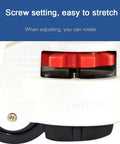 Close-up of 50mm Heavy Duty Adjustable Swivel Castor Wheels Set of 4 showing height adjustment screw