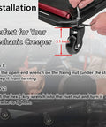 Installation of 2.5 Inch Caster Wheels Set Of 6 For Creeper And Mechanic Stool Heavy Duty Rubber Rolling Casters With 360 Degree Silent Rotation Replacement Wheels For Garage Seat Includes Tools For Easy Assembly