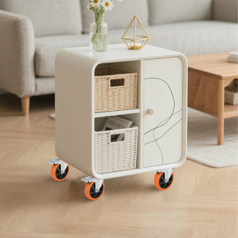 Furniture with Five Inch Caster Wheels Set Of Four With Two Swivel Casters With Brakes And Two Rigid Casters for mobility
