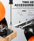 2 Inch Heavy Duty Locking Caster Wheels Set of 4, 360 Degree Swivel Plate Casters with Brake, installation on wood with accessories