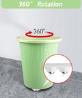 12 Pcs Self Adhesive Caster Wheels Stainless Steel 360 Degree Swivel Low Profile Rollers for Trash Cans installed