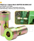 Two Pack Cat 1 Quick Hitch Adapter Bushing Kit For Category I 3-Point Tractors Include 5-1/2 Inch Top-Link Pin in steel