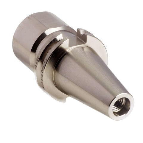 Heavy Duty CAT40 Side Lock End Mill Holder 1.0 Inch Shank 3.0 Inch Length Weldon Style Precision Ground Carbon Steel