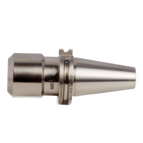 Heavy Duty CAT40 Side Lock End Mill Holder 1.0 Inch Shank 3.0 Inch Length Weldon Style Precision Ground Carbon Steel TIR 0.0002 Inch 25000 RPM USA Made