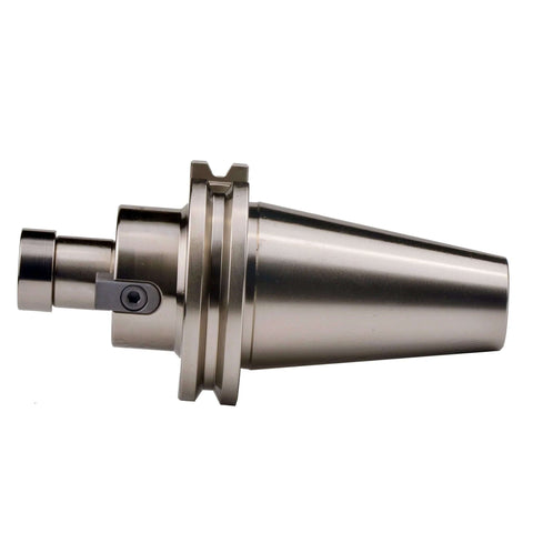 Side view of CAT40 Three Quarter Inch Shell Mill Arbor Face Mill Holder, 2.5 Inch Length, high precision, USA made carbon steel.