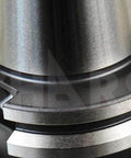 Close-up of CAT40 Shell Mill Tool Holder With One Inch Bore And One Point Ninety Seven Inch Gage Length Model 202-5372M Hardened Alloy Steel