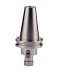 Front view of CAT40 Three Quarter Inch Shell Mill Arbor Face Mill Holder 2.5 Inch Length USA Made High Precision Runout