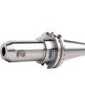 Side view of Cat50 End Mill Holder With Direct Coolant Three Eighths Inch Hole Diameter Two Point Five Inch Projection Taper Shank CAT50